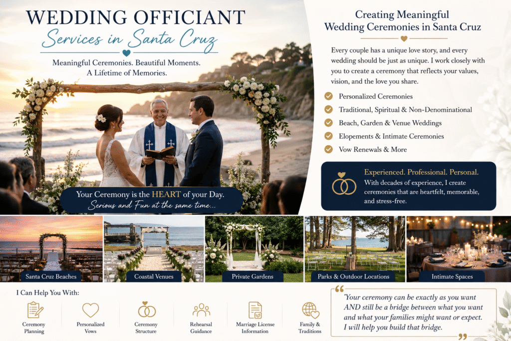 Wedding Officiant Services in Santa Cruz
