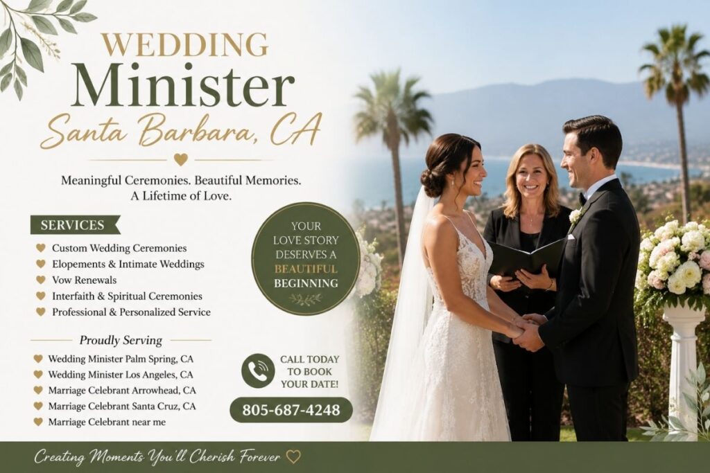 Top Qualities Look Santa Barbara Wedding Minister